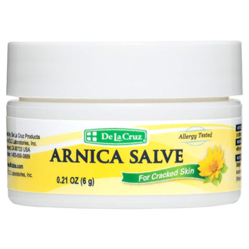 De La Cruz Arnica Salve - Foot Cream For Dry Cracked Heels And Feet - Moisturizing Hand Salve For Dried Hands - 24 Hour Moisture Foot Cream For Dry Cracked Feet And Rough Skin - (2 Ounces)