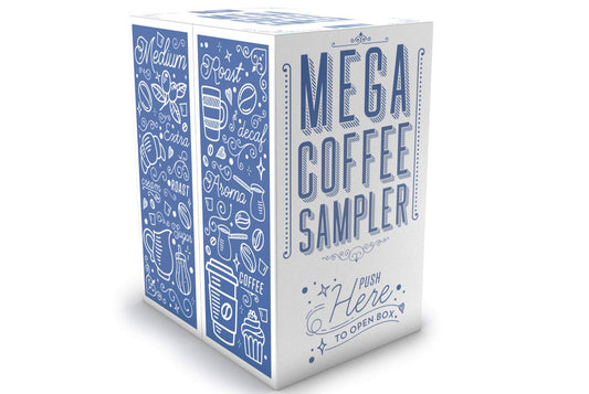 Two Rivers Mega Coffee Single-Cup Sampler Pack for Keurig K-Cup Brewers, 40 Count