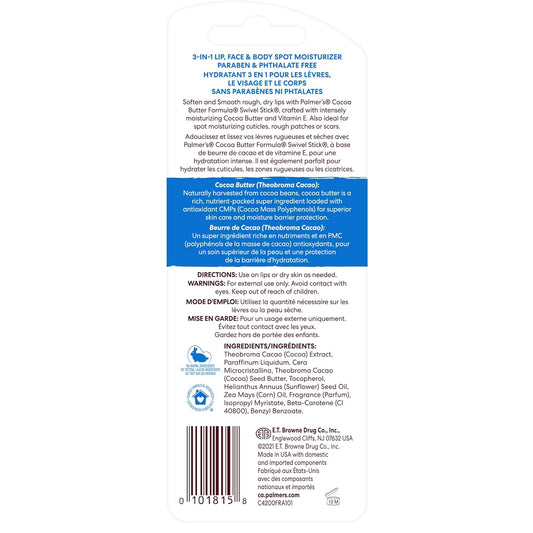 Palmer'S Cocoa Butter Formula Moisturizing Swivel Stick With Vitamin E, 1Ct