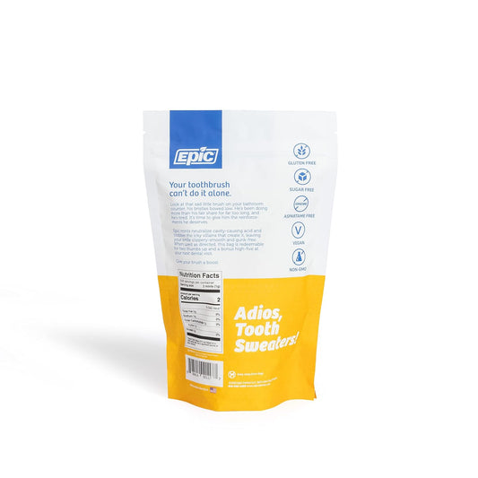 Epic Xylitol Mints - Sugar Free & Aspartame Free Mints Sweetened W/Xylitol For Dry Mouth & Gum Health (Fresh Fruit, 1000-Piece Bag, 1 Bag)