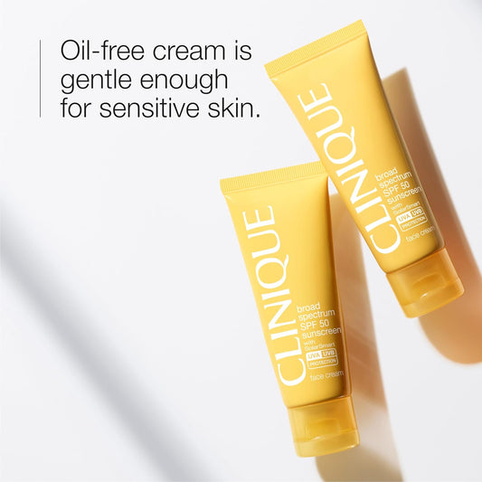 Clinique Face Cream Spf 50 With Solar Smart, 1.7 Ounce