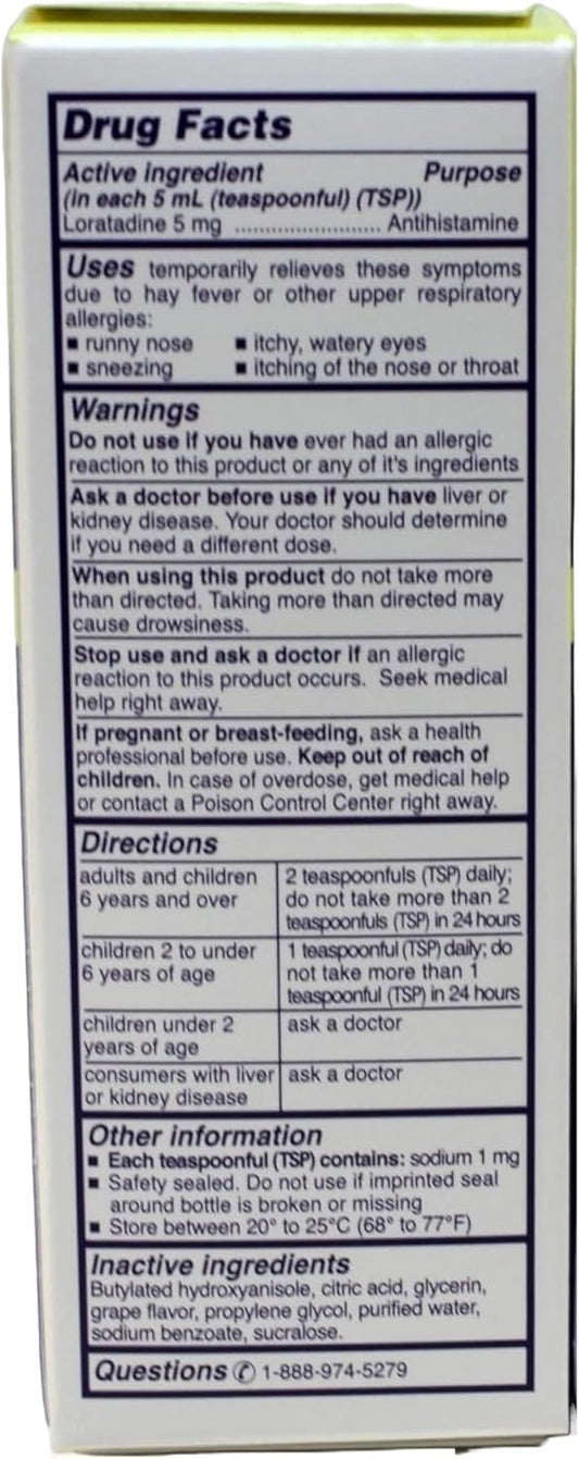 Loratadine Childrens Liq***Sil 4 Oz