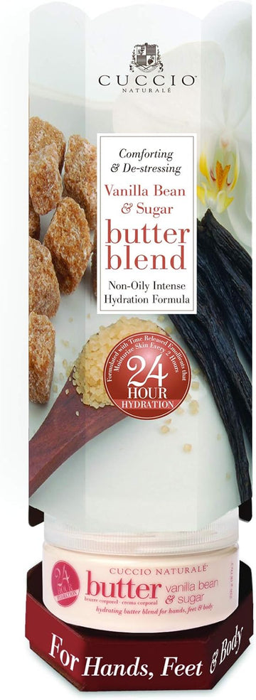 Cuccio Vanilla Bean and Sugar Butter Blend 6-Piece Tower Display Unit : Amazon.co.uk: Beauty