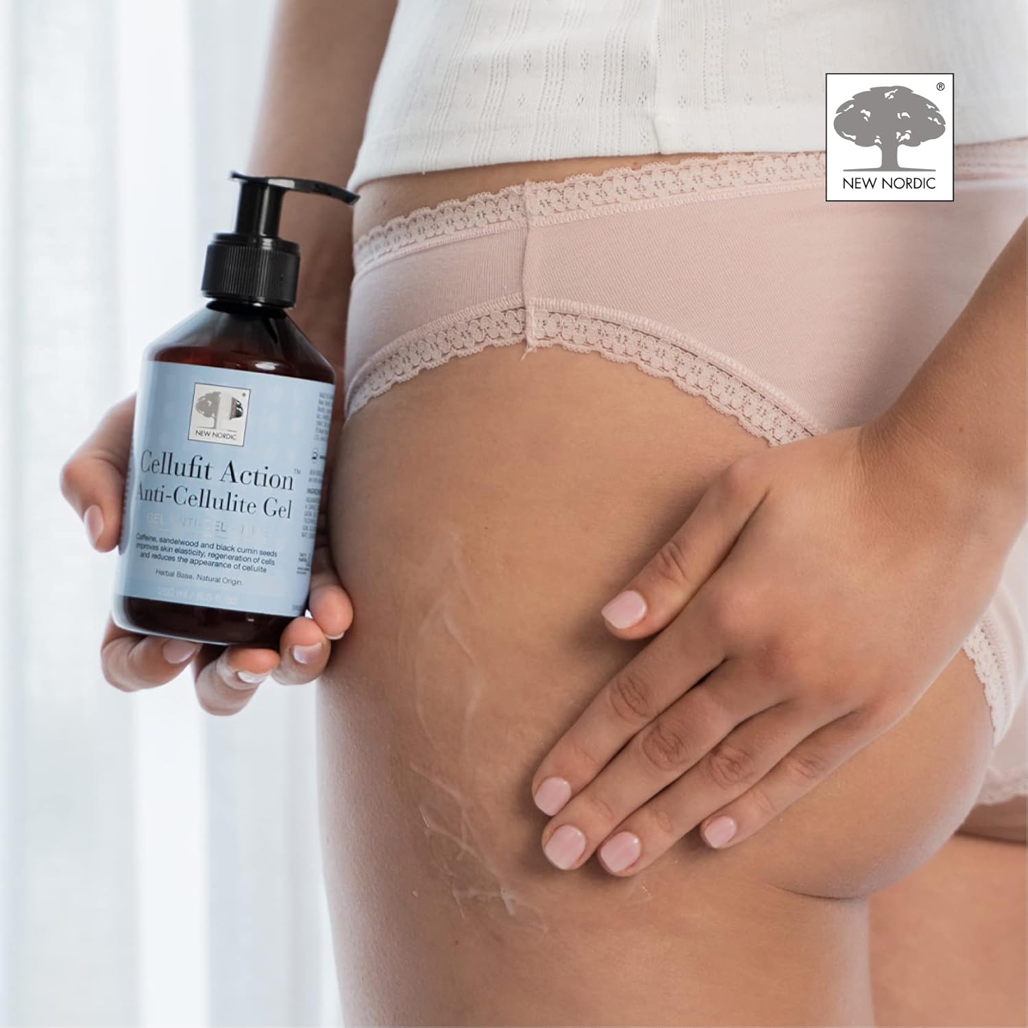 New Nordic Cellufit Action Anti-Cellulite Gel - Reduce Cellulite Appearance & Enhance Skin Elasticity & Smoothness - 250ml : Amazon.co.uk: Beauty