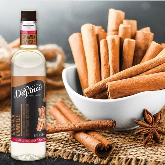 Davinci Gourmet Classic Cinnamon Syrup, 25.4 Fluid Ounce (Pack Of 4)