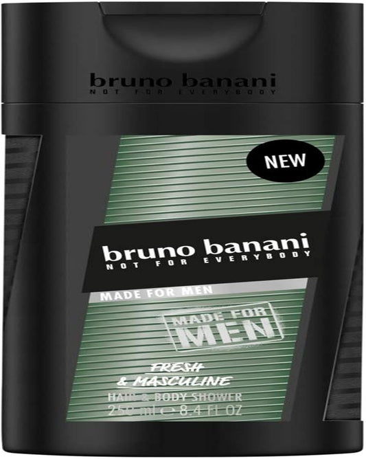 Bruno Banani Fragrance Made For Men Shower Gel 3-In-1 Shower Gel For Body, Hair And Face With Aromatic Men'S Fragrance 250Ml