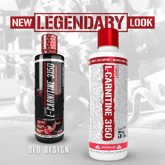 5% Nutrition Rich Piana Liquid L-Carnitine 3150 | Premium 4 Source Ble