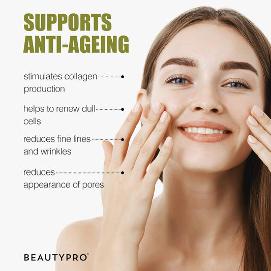 Beautypro Squalane Serum Daily Face Cream Hydrating Smoothing Energising Natural Vegan Skincare 100% Plant Based Olive Passionfruit Organic Sweet Orange Oil & Almond Oil Multi Award Winning Brand 30Ml