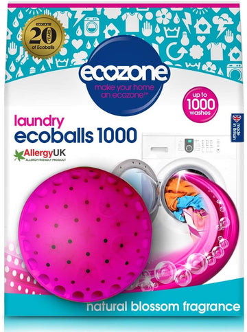 Ecozone Ecoballs Natural Blossom 1000 Washes Floral