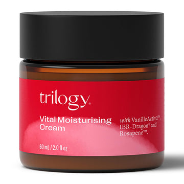 Trilogy Vital Moisturising Cream, Enhanced Formula With Rosapene, Vanilleactiv2 & Ibr-Dragon, 2.0 Fl Oz