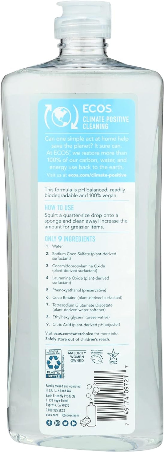 25 Oz Dishmate Dish Liquid Free And Clear 1 Unit