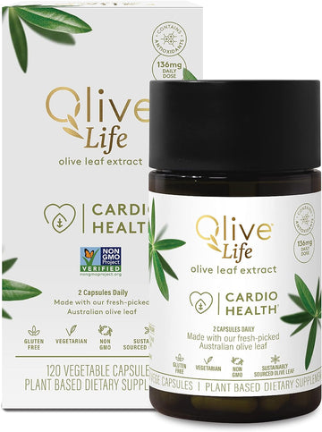 Comvita Olive Life Olive Leaf Extract (120 Capsules) | High Strength Oleuropein & Polyphenols