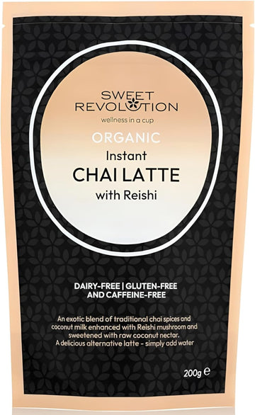 Sweet Revolution Organic Instant Hot Chocolate With Raw Cacao (200G), Dairy Free And Gluten Free