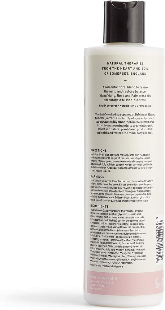 Cowshed Indulge Blissful Rose, Lavender & Ylang Body Lotion, 300 ml : Amazon.co.uk: Beauty
