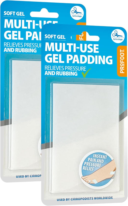 Profoot Multi-Use Gel Padding - Instant Relief for Painful Rubbing - Ideal for Blister Prevention, Bunions, Calluses and Foot Discomfort - Cushioning Comfort - (2 Pack) : Amazon.co.uk: Health & Personal Care