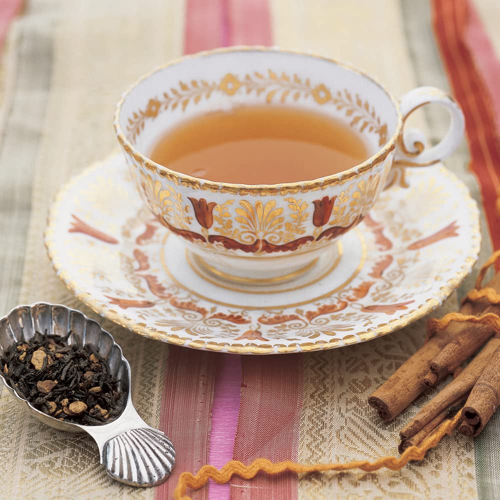 Harney & Sons Hot Cinnamon Spice Black Tea, With Orange Peel, Cinnamon, And Clove, 16 Oz (Pack Of 1)