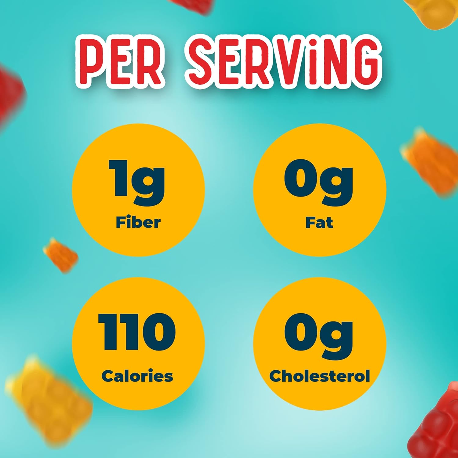 MaryRuth's Sugar Candy Gummy Bears Snacks | Delicious with Electrolytes and Fiber | Made with Organic Cane Sugar | Orange | Vegan | Gluten Free | Non-GMO | Family Size | 240 Grams | 0.52 Pounds