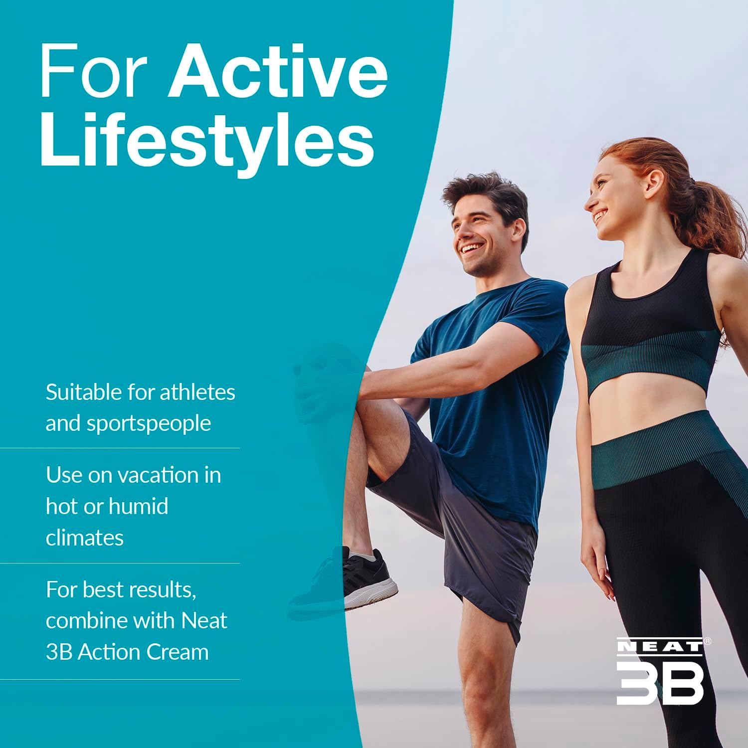 Neat 3B Anti Chafing Body Powder - Medicated Antiperspirant Talcum Powder for Women and Men - Soothing Talc to Prevent Sweat Rash, 125 g : Amazon.co.uk: Beauty