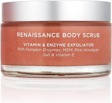 Oskia Renaissance Body Scrub – Exfoliating Body Treatment With Natural Fruit Enzymes & Pink Salt Crystals – 200Ml