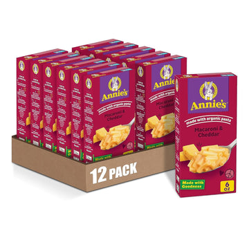 Annie'S Classic Macaroni & Mild Cheddar Macaroni & Cheese Natural 6 Oz Box