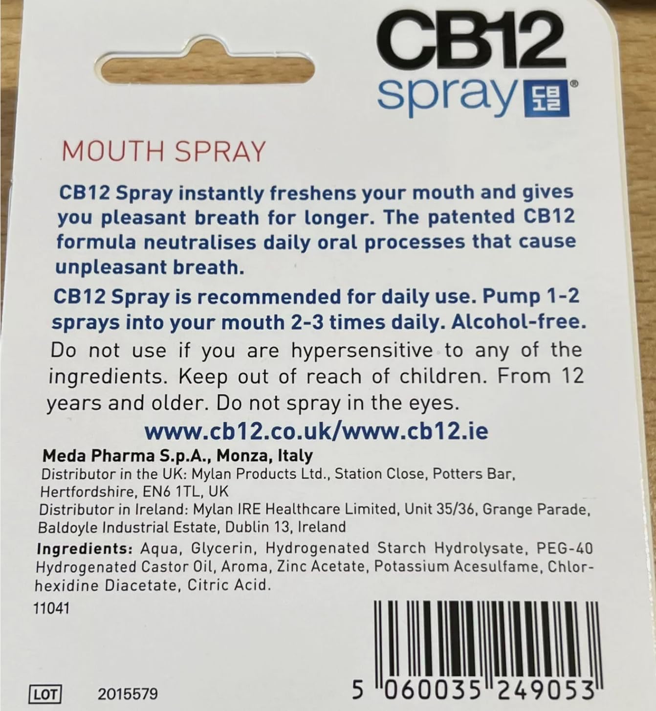 Cb12 Spray 6 Pack, 15Ml X 6