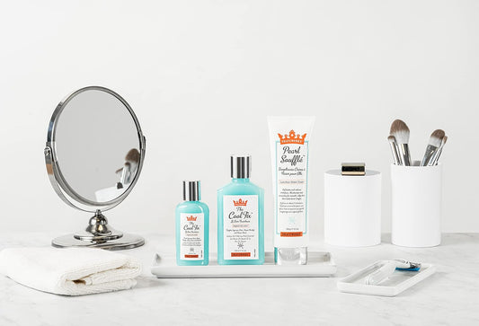 Shaveworks Post Waxing and Shaving Solution for Ingrown Hair, Razor Bumps and Razor Burns, The Cool Fix, 5.3 Fl Oz. and The Pearl Soufflé Shave Cream, 5.3 Fl Oz