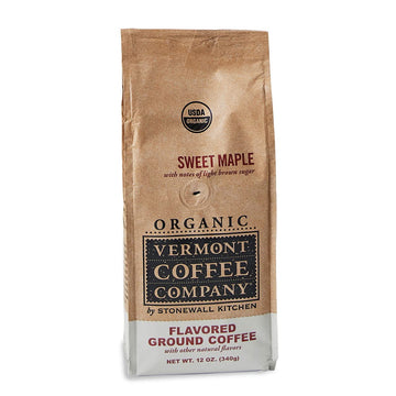 Vermont Coffee Company Organic Sweet Maple Ground Coffee, 12Oz
