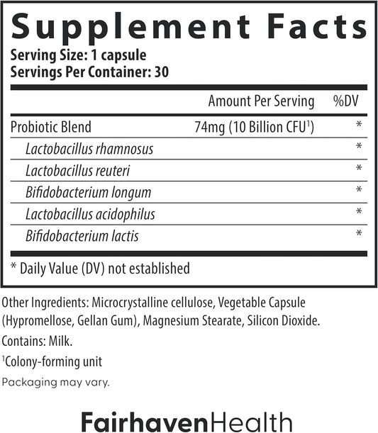 Fairhaven Health Isofresh Vaginal Probiotics For Women | Supports Healthy Ph Balance And Vaginal Odor* | One Per Day | Lactobacillus Blend | Gluten Free Supplement | 30 Capsules