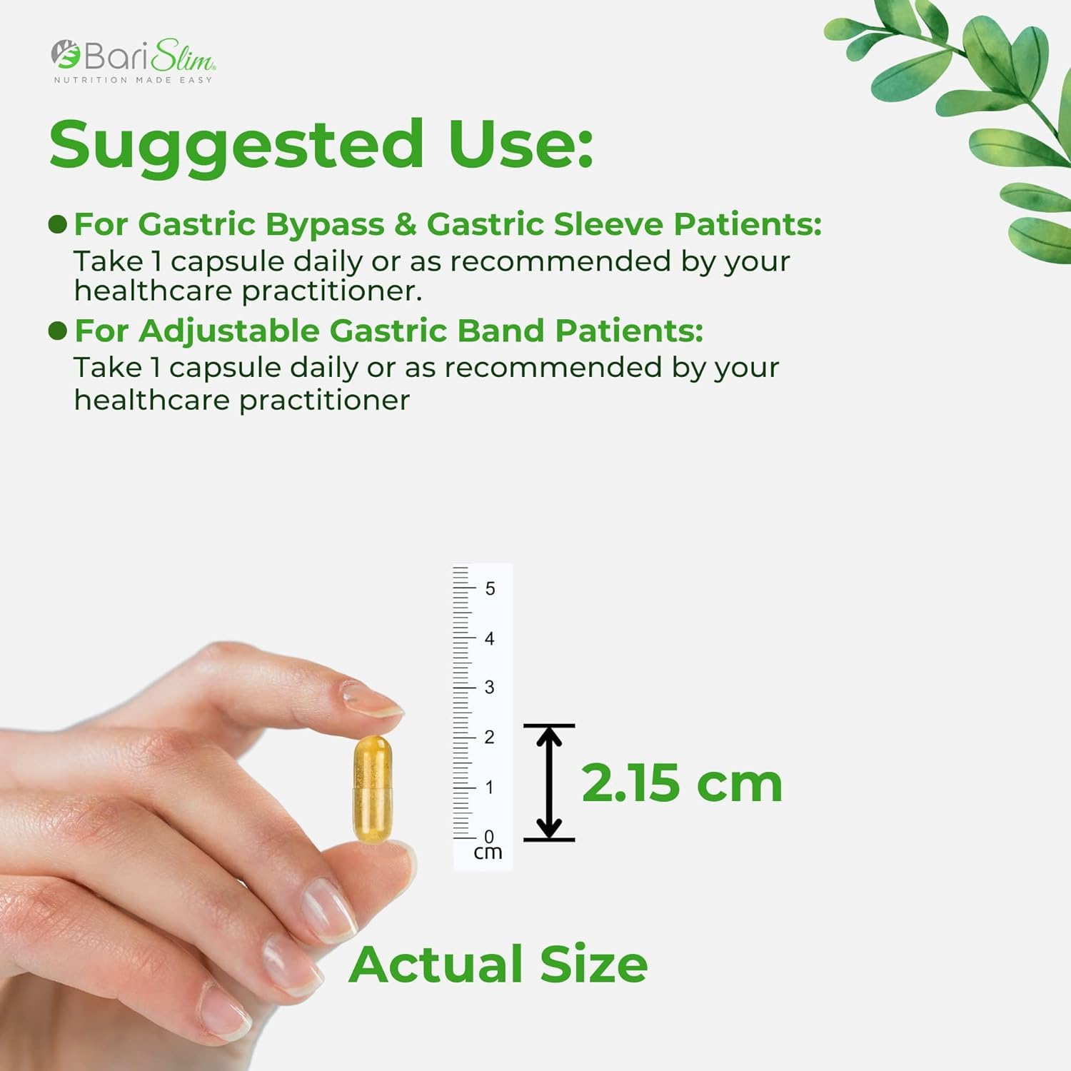 BariSlim Advanced Once Daily Bariatric Multivitamin Capsule - 45 mg of Iron - Bariatric Vitamin for Post Bariatric Surgery Including Gastric Bypass and Gastric Sleeve | 90 Day Supply : Health & Household