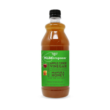 Wedderspoon Apple Cider Vinegar With Monofloral Manuka Honey & The Mother, 25 Fl Oz