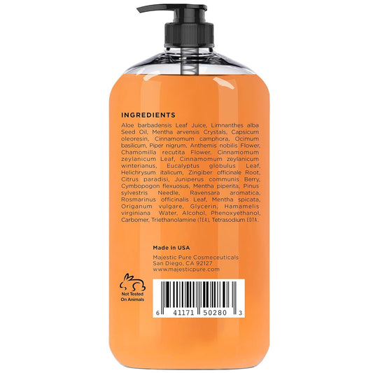 MAJESTIC PURE Hot Cream | Skin Tightening Sweat Cream, Cellulite Cream for Thighs and Butt | Moisturizing Cream for Women & Men | 9 Oz