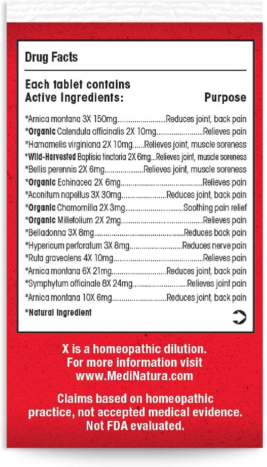 T-Relief Arnica +12 Natural Relieving Actives For Back Pain Joint Sore