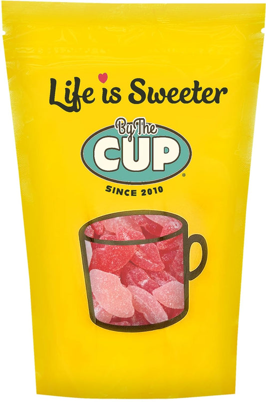 By The Cup Sour Pucker-Up Gummy Lips, 1 Lb