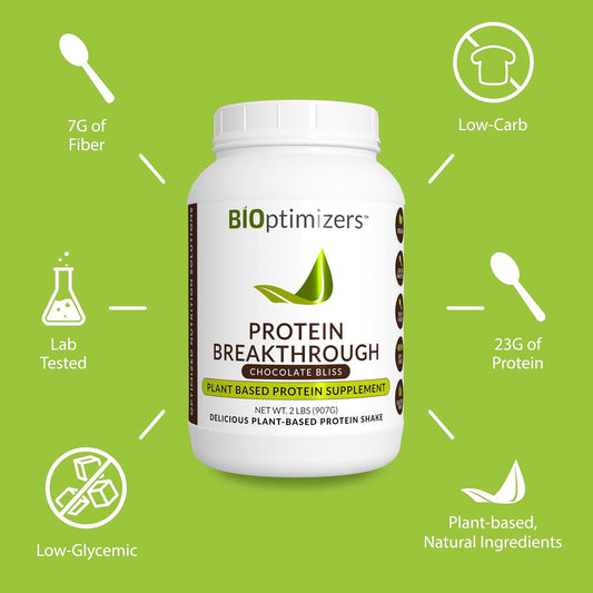 Bioptimizers Protein Breakthrough - Vegan Protein Powder Meal Replacem