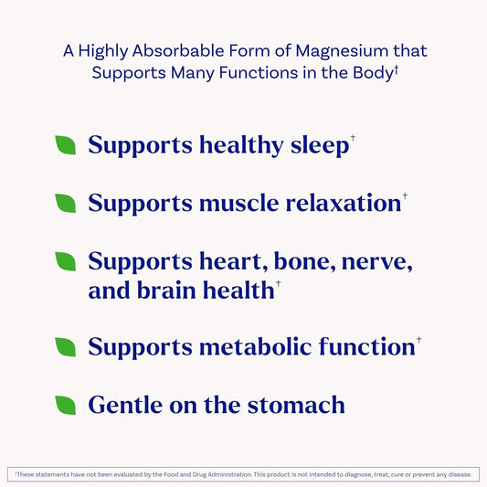 Natrol Magnesium Glycinate Supplements 100Mg, Cherry Lemon Soft Chews For Healthy Sleep And Body, Magnesium Glycinate 100Mg, Up To A 30 Day Supply