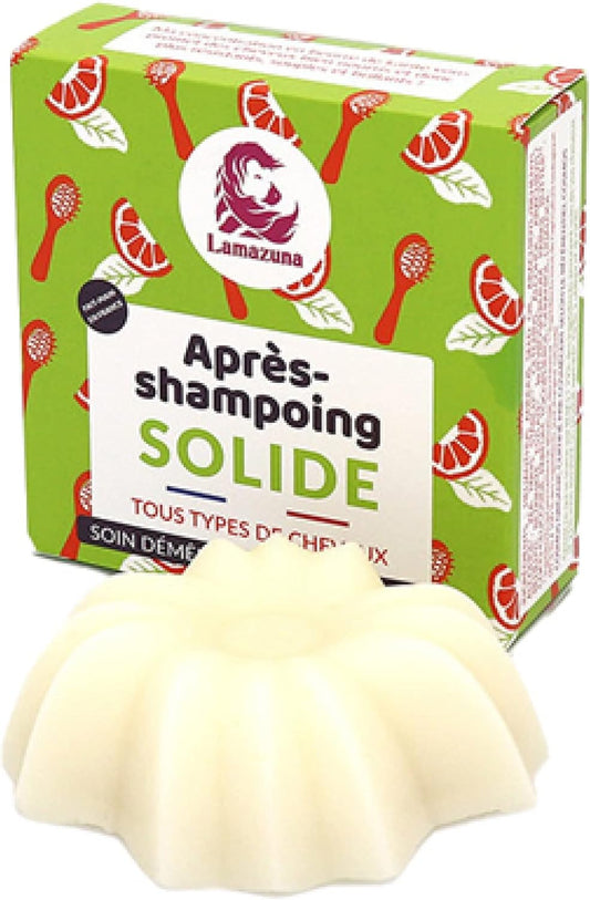 Lamazuna Solid Conditioner Detangling And Nourishing Organic 74Ml