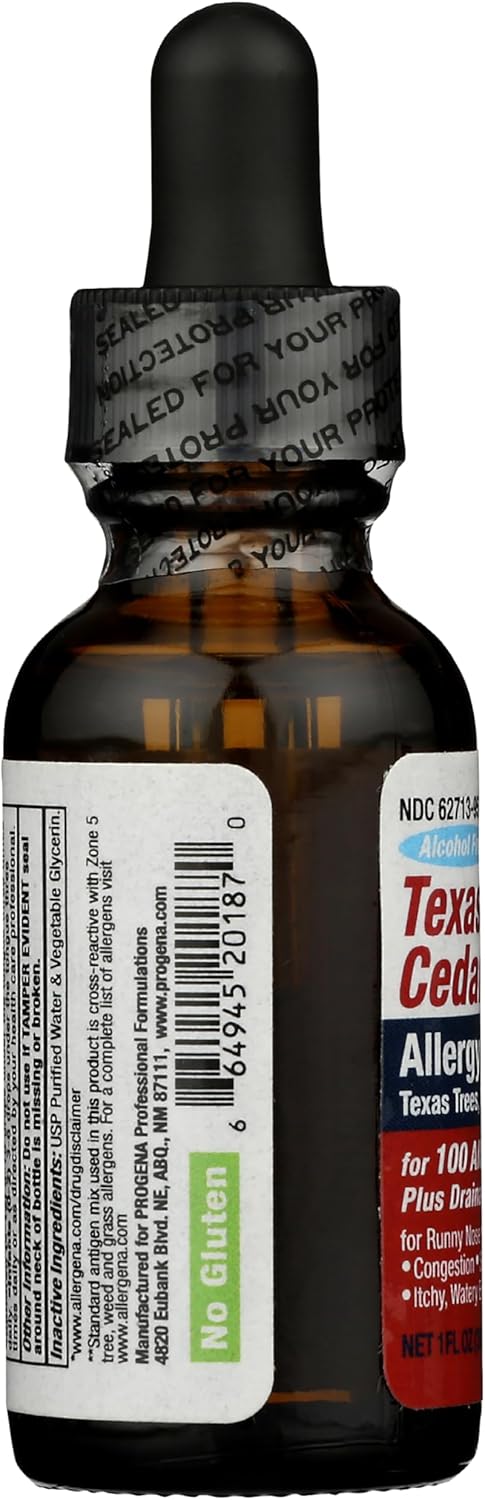 Buy Progena Allergena Texas Cedar Fever (1 Fl Ounce, Kids) On  Free Shipping On Qualified Orders