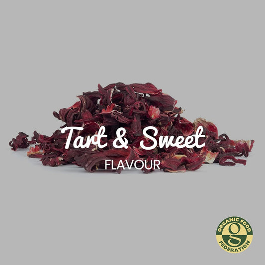 Freshly Fermented – Organic Certified Hibiscus Loose-Leaf Tea - Perfect Tea For Making Kombucha, 100G