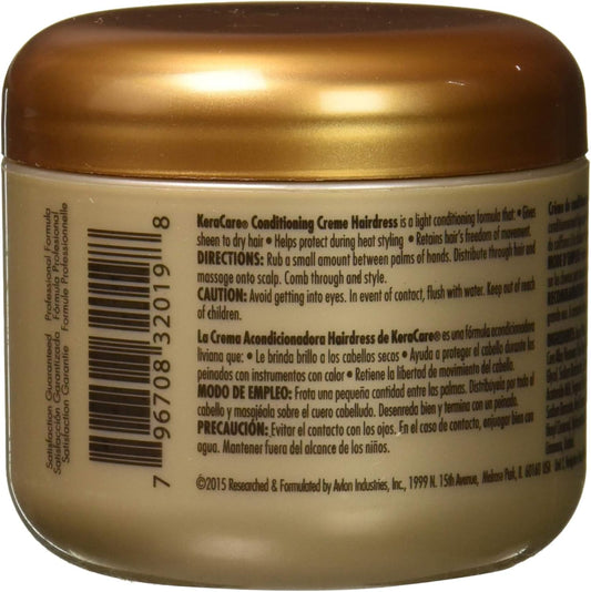 Avlon Kera Care Conditioning Cream, 115 G, White