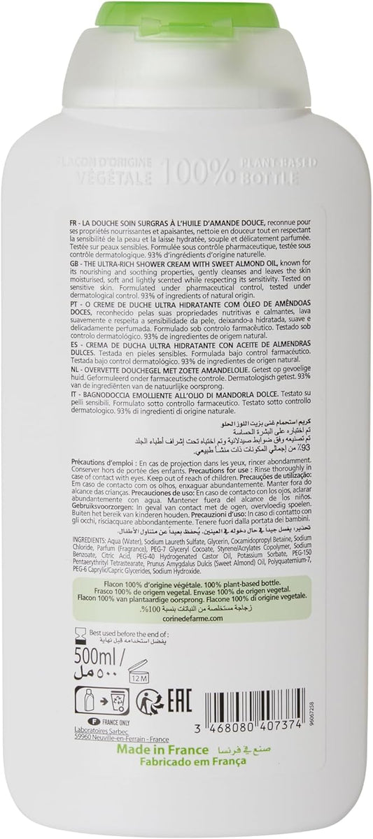 Douche Soin Amande Douce 500Ml Corine De Farme