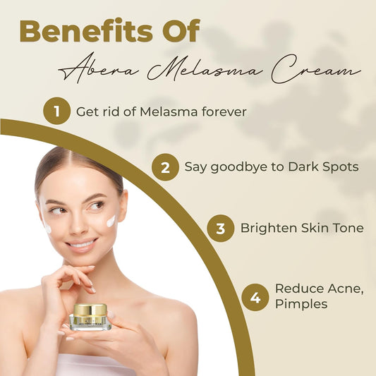 Abera Melasma Cream (Premium Version) - Cream For Face Treatment, Cream For Hydrating To Plump And Repair Dry Skin, Safe For Sensitive Skin
