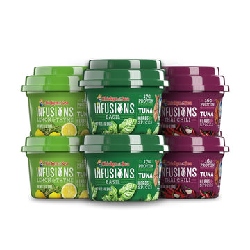 Chicken Of The Sea Infusions Tuna, 3 Flavor Variety Pack, 2.80-Ounce Cups (Pack Of 6)