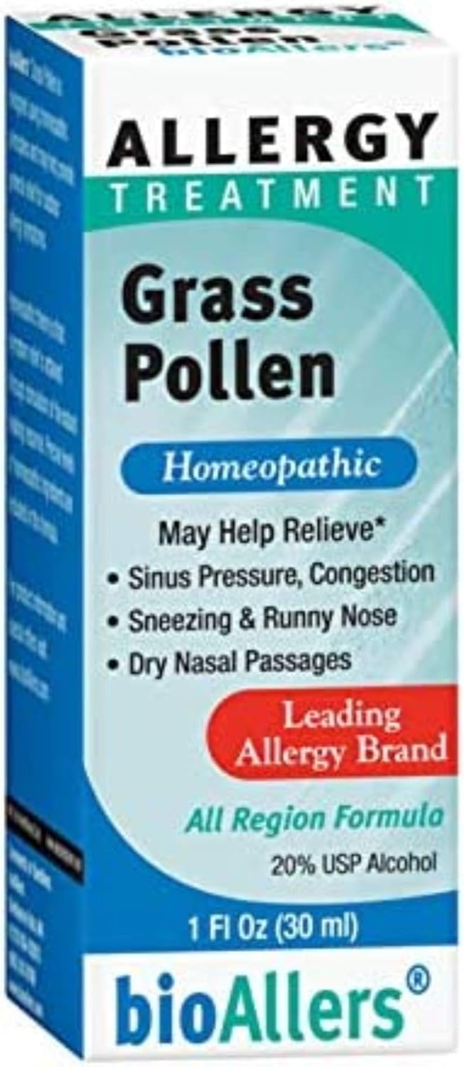 Bioallers Grass Pollen Allergy Relief, Liquid - 1 Fl Oz : Health & Household