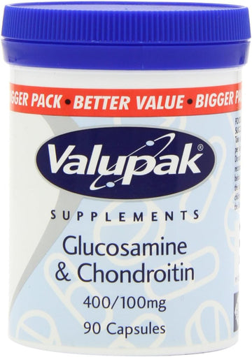 Valupak Glucosamine &Chondroitin 400/100Mg 90 Capsules