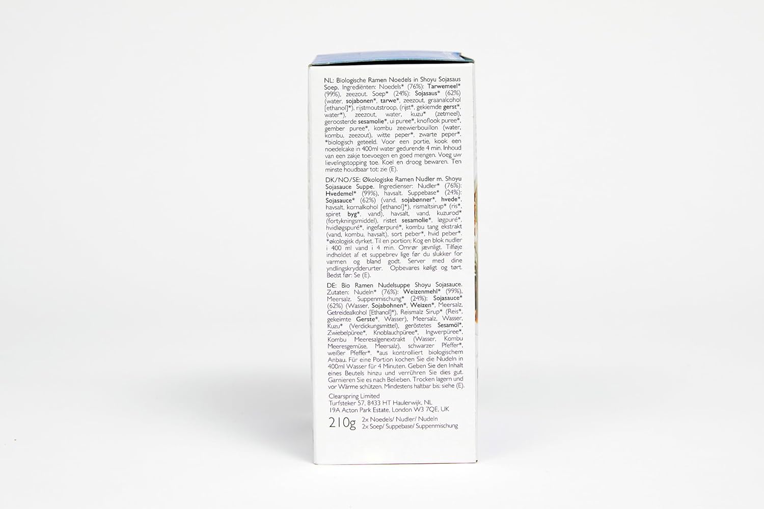 Clearspring Organic Japanese Shoyu Ramen Noodles : Amazon.co.uk: Grocery