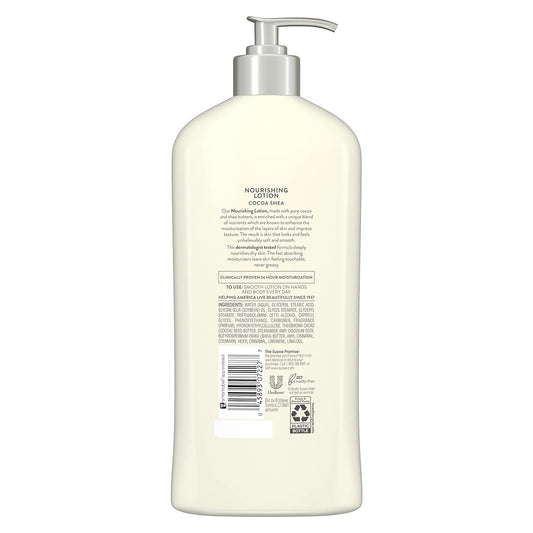 Suave Skin Solutions Body Lotion, Cocoa Butter & Shea, 18 Fl Oz (Pack of 6)