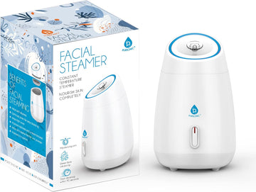 Pursonic White Facial Steamer - Face Steamer For Facial Deep Cleaning Tighten Skin - Daily Hydration For Unclogging Pores & Moisturizing Skin