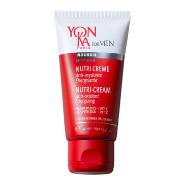 Yonka Mens Nutri-Creme (40Ml) Hydrating Face Moisturizer, Fast Absorbing Gel Creme For All Skin Types, Olive Oil And Vitamins Nourish Dry Skin