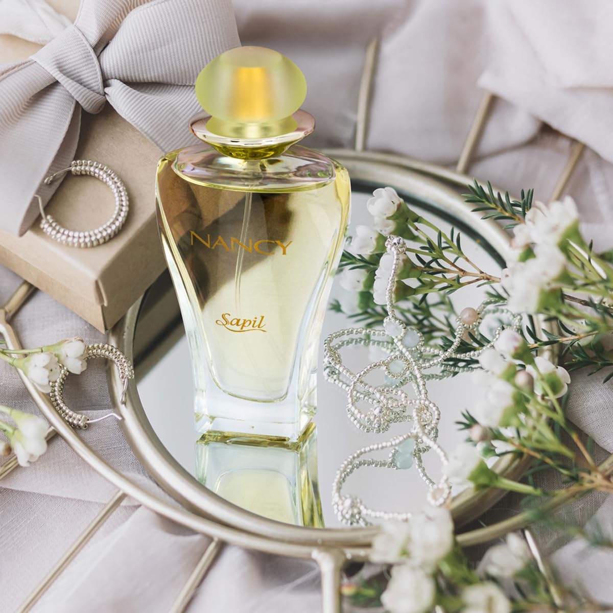 Sapil Nancy Green Perfume For Women | Long-Lasting Dubai Perfume | Floral Powdery Edp Spray | 1.7 Oz (50 Ml) | Exotic Arabic Cologne For Women | Women'S Fragrance For Daily Wear : Beauty & Personal Care