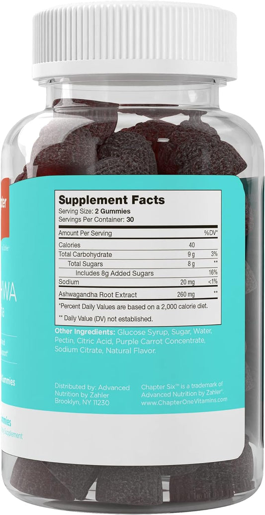 Zahler - Ashwagandha Gummies For Women & Men - Natural Mood Support Su